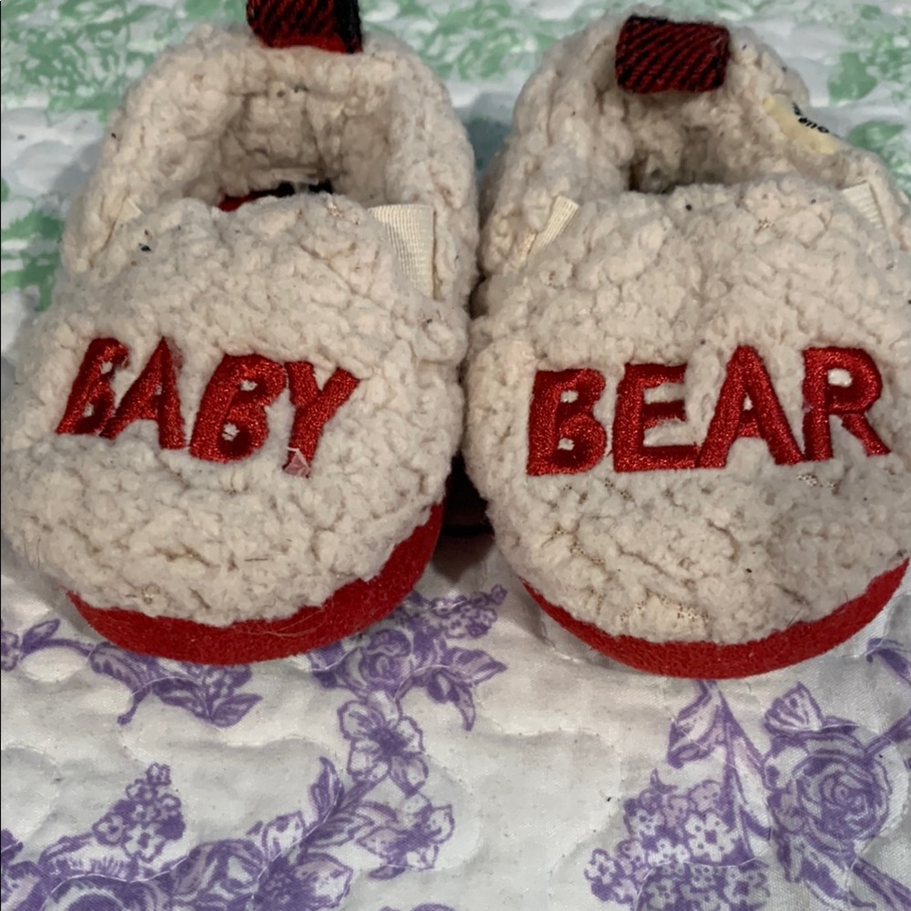 Baby Bear Red and Cream Kids Shoes